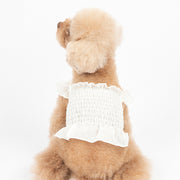 ドッグウェア キャミソール キャミ フリル トップス 犬服 犬の服 ペットウェア ペット用品 小型犬 中型犬 水玉 ドット柄 かわいい おしゃれ おでかけ お散歩 いぬ イヌ