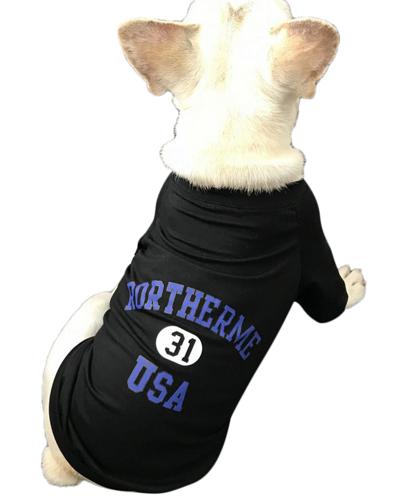 ペットウェア Tシャツ 犬服 犬 猫 ドッグウェア カットソー 英字プリント カジュアル 洋服 ペット用品 おしゃれ 可愛い かわいい 超小型犬 小型犬 中型犬 イヌ用 いぬ用 ネコ用 ねこ用 ドッグウェア キャットウェア ドッグウエア キャットウエア