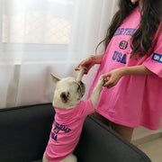 ペットウェア Tシャツ 犬服 犬 猫 ドッグウェア カットソー 英字プリント カジュアル 洋服 ペット用品 おしゃれ 可愛い かわいい 超小型犬 小型犬 中型犬 イヌ用 いぬ用 ネコ用 ねこ用 ドッグウェア キャットウェア ドッグウエア キャットウエア