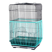 鳥かごカバー バードケージカバー ペット用品 メッシュ ネット 伸縮性 取り付け簡単 通気性 防塵 エサの飛び散り防止 飛散防止 ペットグッズ 黒 白 Sサイズ