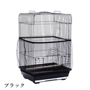 鳥かごカバー バードケージカバー ペット用品 メッシュ ネット 伸縮性 取り付け簡単 通気性 防塵 エサの飛び散り防止 飛散防止 ペットグッズ 黒 白 Sサイズ