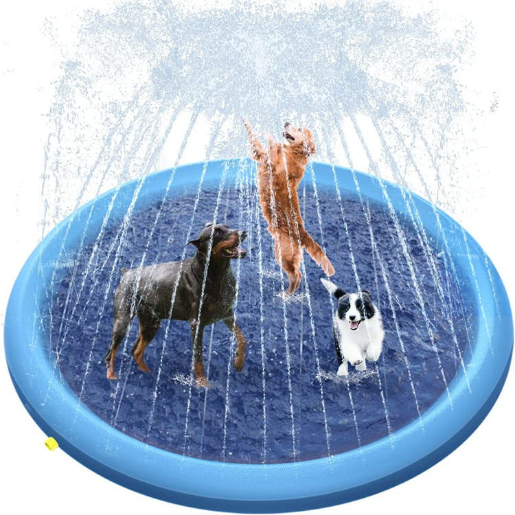 ペット用噴水マット 犬用 直径100cm プールマット ウォータープレイマット 水遊び 商品画像5