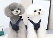 ドッグウェア 犬服 キャミソール ワンピース ペット 犬 猫 デニム 洋服 ノースリーブ 前開き リボン フリル 可愛い 春夏 軽量 キャミワンピ プルオーバー マジック テープ 着せやすい 袖なし フレア Aライン ティアードスカート 無地 シンプル カジュアル かわいい おしゃれ お散歩 お出かけ いぬ イヌ DOG 小型犬 中型犬 ねこ ネコ キャット ギフト 贈り物 秋