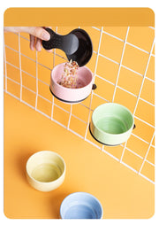鳥用餌入れ ゲージ用 単品 カップフィーダー リングスタンド 水入れ ステンレス エサ入れ ペット用 鳥用品 陶器 丸型 フードボウル 給餌器 餌入れ 取付け 小鳥 トリ インコ 文鳥 シンプル ハムスター チンチラ