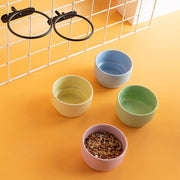 鳥用餌入れ ゲージ用 単品 カップフィーダー リングスタンド 水入れ ステンレス エサ入れ ペット用 鳥用品 陶器 丸型 フードボウル 給餌器 餌入れ 取付け 小鳥 トリ インコ 文鳥 シンプル ハムスター チンチラ