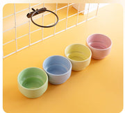 鳥用餌入れ ゲージ用 単品 カップフィーダー リングスタンド 水入れ ステンレス エサ入れ ペット用 鳥用品 陶器 丸型 フードボウル 給餌器 餌入れ 取付け 小鳥 トリ インコ 文鳥 シンプル ハムスター チンチラ