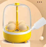 自動孵卵器 ふ卵器 孵化器 鳥類 インキュベータートレイ エッグローラー 鳥飼育用品 4卵 タマゴの孵化 USB充電タイプ リチウム 自動回転