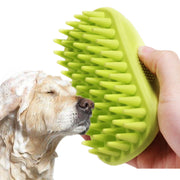 ペット用ブラシ グルーミングブラシ 犬 猫 ペット用品 バス用品 お手入れ用品 ブラッシング ペット用コーム シリコンブラシ 抜け毛取り やわらかい ソフト 水洗い可 シャンプー トリートメント シンプル コンパクト 持ちやすい ピンク 緑 橙 青