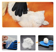 ペット用ブラシ グルーミンググローブ ラバーブラシ 片手用 手袋型 ペット用品 ケア用品 猫用 犬用 ブラシ付き手袋 ブラッシング お手入れ 抜け毛対策 マジック テープ ペットグッズ ねこグッズ いぬグッズ