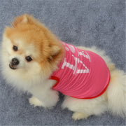 ドッグウェア ペットウェア タンクトップ 犬 猫 袖なし プルオーバー 英字ロゴ おしゃれ 犬の服 犬服 ペット用品 犬用 猫用 ペットの服 愛犬 イヌ ネコ XS S M L XL