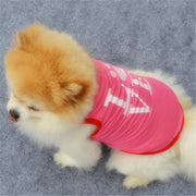ドッグウェア ペットウェア タンクトップ 犬 猫 袖なし プルオーバー 英字ロゴ おしゃれ 犬の服 犬服 ペット用品 犬用 猫用 ペットの服 愛犬 イヌ ネコ XS S M L XL