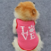 ドッグウェア ペットウェア タンクトップ 犬 猫 袖なし プルオーバー 英字ロゴ おしゃれ 犬の服 犬服 ペット用品 犬用 猫用 ペットの服 愛犬 イヌ ネコ XS S M L XL