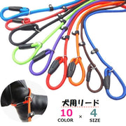 犬用リード ペット用品 犬用品 犬 小型犬 中型犬 大型犬 丈夫 P型チェーン 訓練 競技 お散歩 シンプル おしゃれ カラバリ豊富 サイズ豊富 黒 赤 オレンジ