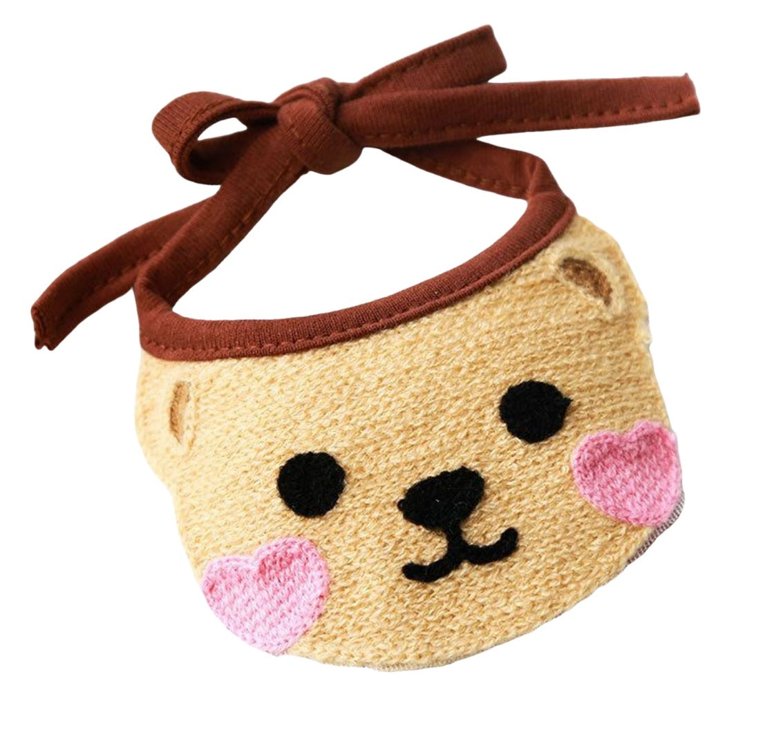 ペット用スタイ よだれかけ ビブ 犬 イヌ 猫 ネコ ペット用品 首飾り ペットグッズ 小型犬 動物 アニマル クマ かわいい おしゃれ