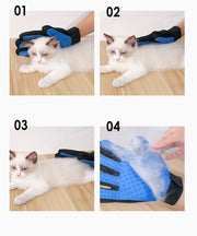 ペット用ブラシ グルーミンググローブ ラバーブラシ 片手用 手袋型 ペット用品 ケア用品 猫用 犬用 ブラシ付き手袋 ブラッシング お手入れ 抜け毛対策