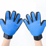 ペット用ブラシ グルーミンググローブ ラバーブラシ 片手用 手袋型 ペット用品 ケア用品 猫用 犬用 ブラシ付き手袋 ブラッシング お手入れ 抜け毛対策