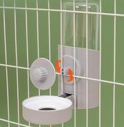 水やり器 猫 小型犬 ウサギ ペット用品 固定可能 ケージ取付 ねこ いぬ 小動物 便利 簡単取付