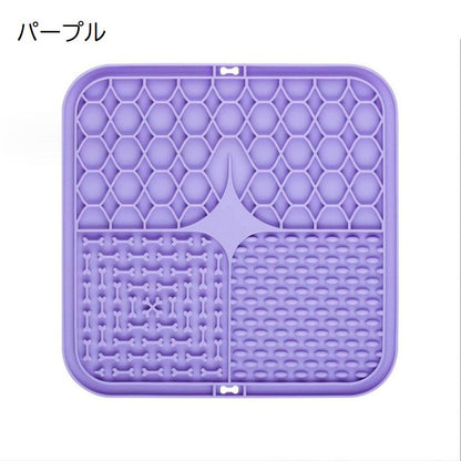フードマット フードプレート 早食い防止マット ペット用食器 リックパッド リックマット 商品画像4
