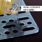 小動物用すのこ 4枚セット ケージマット ケージ用 プラスチック 洗える ペット用品 ウサギ モルモット ハムスター チンチラ ネコ 犬 固定具付き ケージ用 通気性 清潔 ペットグッズ スノコ 穴あき 水洗い可 長方形