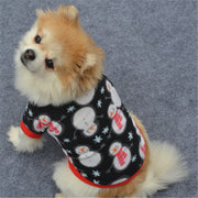 ドッグウェア ペット用 犬用 洋服 フリース クリスマス トナカイ スノーマン 雪だるま 超小型犬 小型犬 中型犬 大型犬 可愛い おしゃれ イヌ用 いぬ用 DOG お散歩 お出掛け