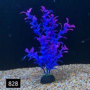 人工水草 人工プランツ 高20cm 台座付 水槽用レイアウト アクアリウム用品 水槽 金魚鉢 インテリア アクセサリー イミテーション 飾り
