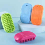 ペット用ブラシ ラバーブラシ 犬用 猫用 ペット用品 ゴム 長毛 短毛 お手入れ グルーミング ブラッシング 抜け毛