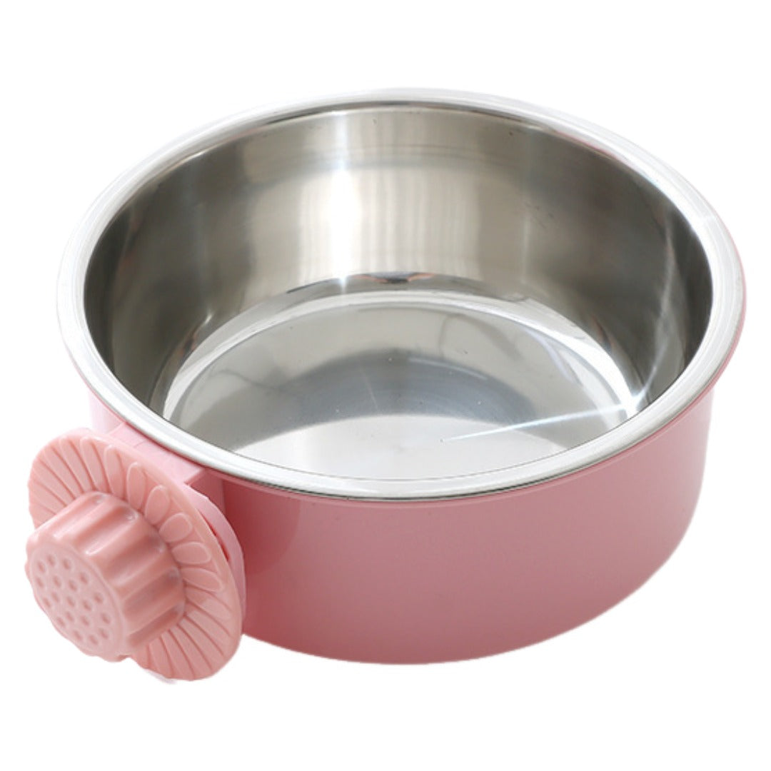 ペット用食器 フードボウル ウォーターボウル ケージ取り付け ケージ固定 犬用 猫用 ペット用品 エサ入れ 水入れ シンプル 取り付け簡単 ペットグッズ いぬ イヌ ねこ ネコ