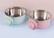 ペット用食器 フードボウル ウォーターボウル ケージ取り付け ケージ固定 犬用 猫用 ペット用品 エサ入れ 水入れ シンプル 取り付け簡単 ペットグッズ いぬ イヌ ねこ ネコ