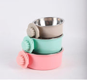 ペット用食器 フードボウル ウォーターボウル ケージ取り付け ケージ固定 犬用 猫用 ペット用品 エサ入れ 水入れ シンプル 取り付け簡単 ペットグッズ いぬ イヌ ねこ ネコ