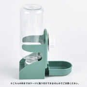 ペット用給水器 自動給水 500ml 犬用 猫用 水入れ 水飲み器 ゲージ取り付け サークルに装着 ペット用品 取り付け簡単 可愛い ワンちゃん ネコちゃん イヌ ネコ キャット ドッグ 白 緑 ピンク