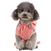ペット用 レインコート ポンチョ型 犬用 小型犬 中型犬 雨具 フード付き 防水 お散歩 お出かけ クリアカラー おしゃれ 梅雨対策