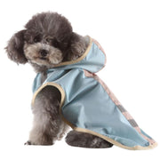 ペット用 レインコート ポンチョ型 犬用 小型犬 中型犬 雨具 フード付き 防水 お散歩 お出かけ クリアカラー おしゃれ 梅雨対策