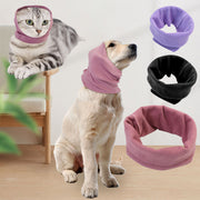 ペット用マフラー ペット用品 犬用 猫用 アクセサリー 首巻き ネックウォーマー S M L イヌ ネコ カジュアル シンプル 暖かい あったかい 防寒対策 寒さ対策 フィット スリム ぬくぬく 秋冬 お散歩 雪道
