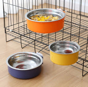 犬用食器 猫用食器 ペット用食器 フードボウル ウォーターボウル ケージ取り付け 餌入れ 水入れ ケージ固定 丸型 エサ入れ シンプル ペットグッズ ペット用品 イヌ用 ネコ用