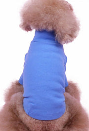 ドッグウェア ペットウェア カットソー 犬の服 犬服 猫の服 洋服 ペット用品 小型犬 ハイネック スタンドカラー 無地 シンプル お散歩 お出かけ おしゃれ かわいい いぬ ねこ