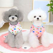 ドッグウェア ペットウェア タンクトップ ペット用 いぬ 犬服 犬の服 袖なし ノースリーブ ハート カットソー おしゃれ かわいい