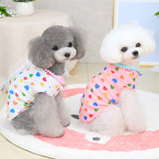 ドッグウェア ペットウェア タンクトップ ペット用 いぬ 犬服 犬の服 袖なし ノースリーブ ハート カットソー おしゃれ かわいい