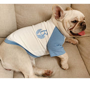 ペットウエア Tシャツ プルオーバー ドッグウエア 犬服 猫服 小型犬 中型犬 半袖 ラウンドネック ラグランスリーブ トップス カットソー 可愛い ペット用 カジュアル