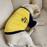 ペットウエア Tシャツ プルオーバー ドッグウエア 犬服 猫服 小型犬 中型犬 半袖 ラウンドネック ラグランスリーブ トップス カットソー 可愛い ペット用 カジュアル