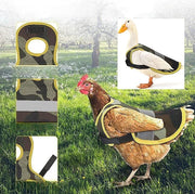 鳥用ウェア 鳥用ベスト ペットウェア 洋服 ニワトリ アヒル 鶏 反射材 夜間 反射 ペット服 ペットグッズ シンプル 面ファスナー 着脱簡単 羽保護