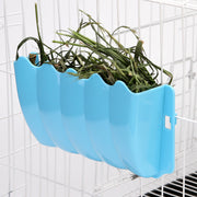 ウサギ用牧草入れ 牧草フィーダー 餌入れ エサ入れ 牧草入れ 干し草入れ 兎 うさぎ 小動物 ケージ固定 外付け