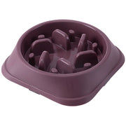 フードボウル ペット用食器 猫用食器 犬用食器 エサ入れ 早食い防止 餌皿 給餌 給水 凸凹 デコボコ サークル 滑り止め付き 丸 ペット用品 ペットグッズ 丸のみ防止 早食い予防 フードディッシュ 単色 シンプル ピンク 青 緑 黄 紫 ネイビー 緑