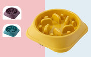 フードボウル ペット用食器 猫用食器 犬用食器 エサ入れ 早食い防止 餌皿 給餌 給水 凸凹 デコボコ サークル 滑り止め付き 丸 ペット用品 ペットグッズ 丸のみ防止 早食い予防 フードディッシュ 単色 シンプル ピンク 青 緑 黄 紫 ネイビー 緑