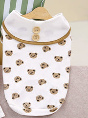 ドッグウェア キャットウェア ペットウェア カットソー Tシャツ 犬 猫 小型犬 中型犬 クマ くま セーラー 襟付き 犬の服 犬服 猫の服 猫服 洋服