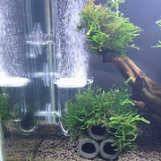 エアストーン 細かい泡 バブル バブルストーン エアーストーン セット 丸 細かい 吸盤 酸素 エアレーション 静音 魚 水槽 熱帯魚 さかな 空気石