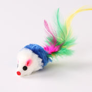 猫用おもちゃ 5個セット ネズミ ペット用品 ネコ ねこ 玩具 オモチャ トイ 運動不足解消 ストレス解消 一人遊び 縫いぐるみ ヌイグルミ ねずみ マウス しっぽ付き ふわふわ キャット CAT 犬 いぬ イヌ ドッグ DOG 室内