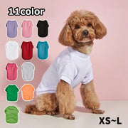 ペット用トレーナー ペットウェア 犬服 猫服 犬用ウェア ドッグウェア 無地 袖あり カラバリ豊富 可愛い おしゃれ お散歩 記念写真 ギフト プレゼント ワンちゃん イヌ ネコ ドッグ 青 黒 赤 紫 ローズ ピンク 白 グレー