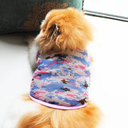 ドッグウェア タンクトップ メッシュ 迷彩柄 犬用 猫用 小型犬用 ペットウェア アーミー カモフラ柄 涼しい  かっこいい かわいい おしゃれ 定番 夏