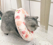 エリザベスカラー ソフトタイプ 猫 犬 ドーナツ型 両面プリント ペット用品 傷舐め防止 ひっかき防止 術後ケア やわらかい 柔らかい キャット ドッグ いぬ ねこ