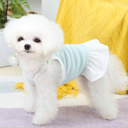 ペットウェア ワンピース キャミソール スカート 犬服 猫服 洋服 ドッグウェア キャットウェア 袖なし プルオーバー シンプル カジュアル お洒落 可愛い ペット服